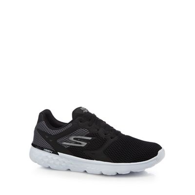 Skechers Black '400' lace up trainers